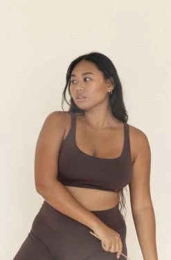 Indigo Luna New In Boxy Crop Carob