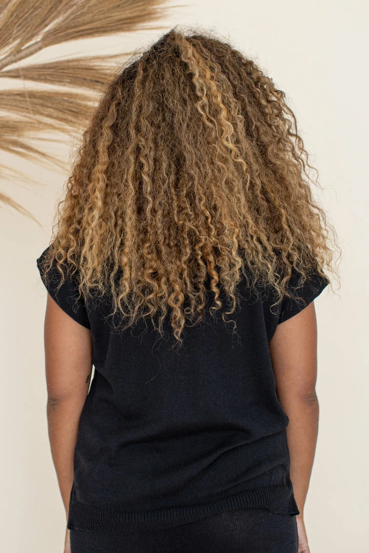 Indigo Luna Helga Tee Black New In