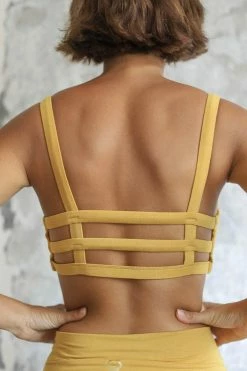 Indigo Luna Boxy Crop Saffron