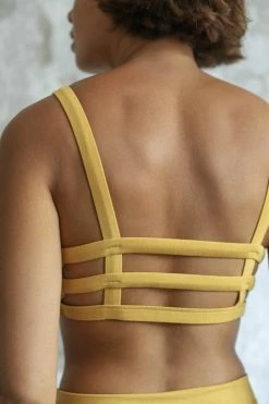 Indigo Luna Boxy Crop Saffron