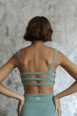 Indigo Luna Boxy Crop Sage