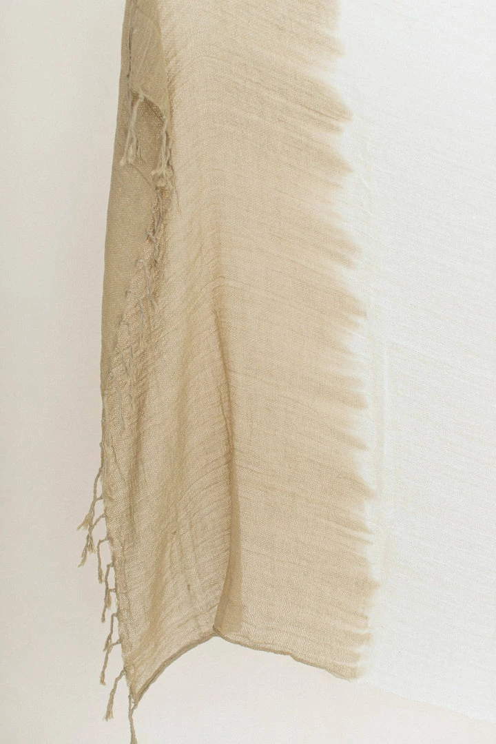 Indigo Luna Cotton Sarong Caramel Ombre New In