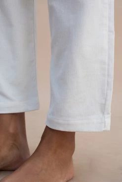 Indigo Luna Livia Cord Trousers Ivory Best Sellers