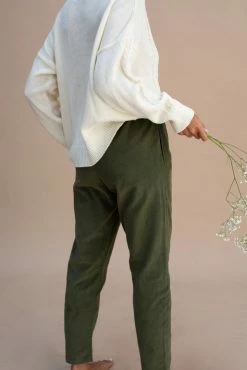 Indigo Luna Livia Cord Trousers Forest