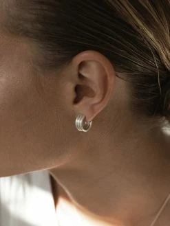 Wild Ivy Best Sellers Eternity Earrings Silver