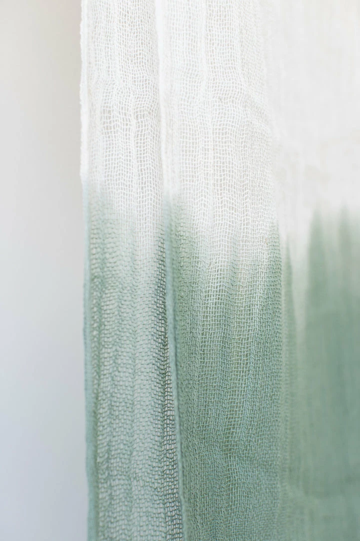 Indigo Luna Cotton Sarong Green Ombre New In