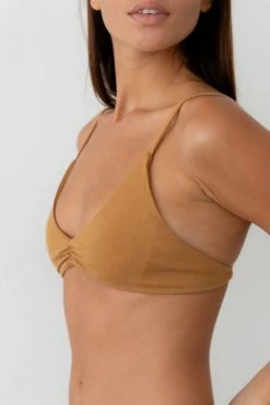 Indigo Luna Astrid Bralette Dark Mahogany