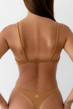 Indigo Luna Astrid Bralette Dark Mahogany