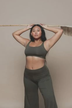 Indigo Luna Boxy Crop Forest