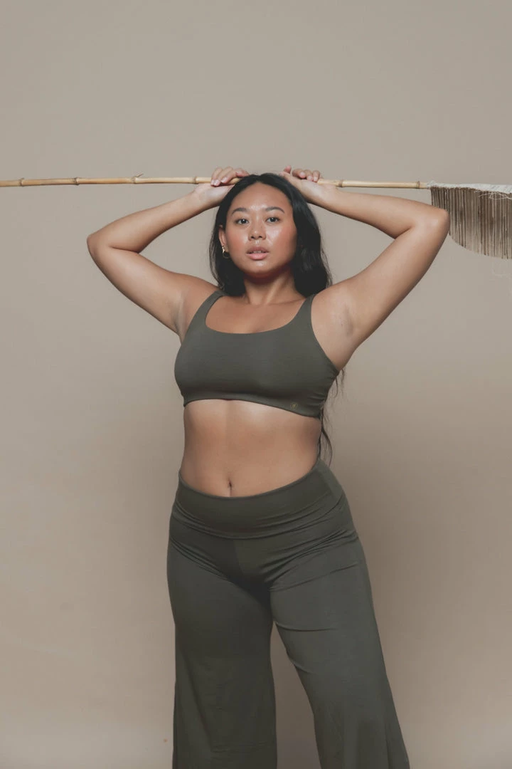 Indigo Luna Boxy Crop Forest