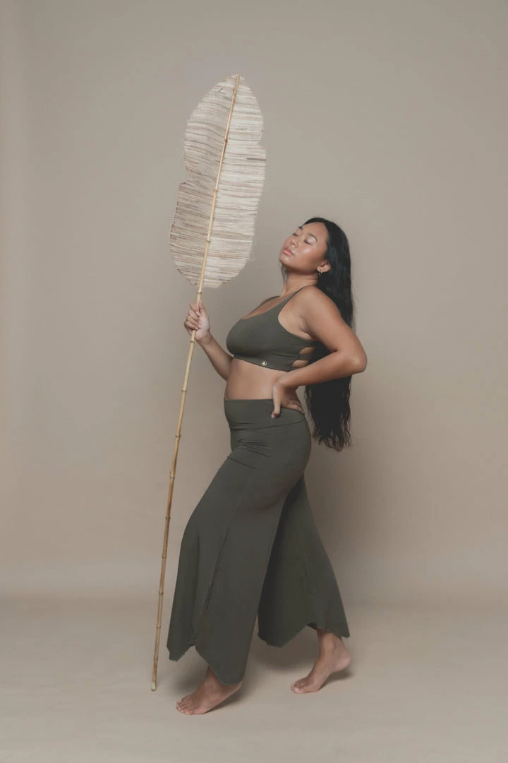 Indigo Luna Boxy Crop Forest