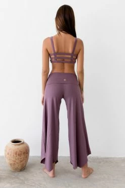 Indigo Luna Layla Flares Aubergine