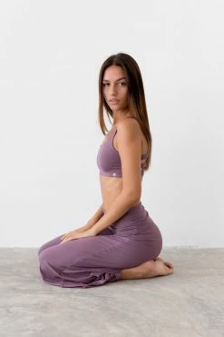 Indigo Luna Layla Flares Aubergine