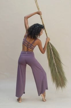 Indigo Luna Layla Flares Aubergine