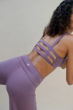 Indigo Luna Best Sellers Boxy Crop Aubergine