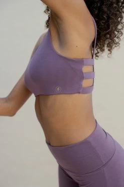 Indigo Luna Best Sellers Boxy Crop Aubergine