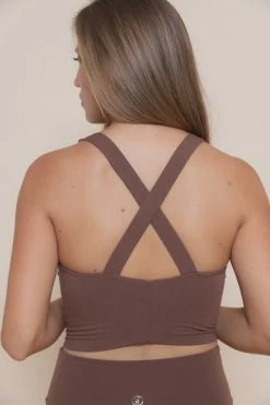 Indigo Luna Agni Cross Top Chocolate