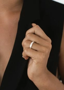 Wild Ivy Enso Stack Ring Silver