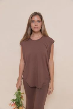 Indigo Luna Agni Tee Chocolate