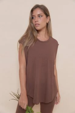 Indigo Luna Agni Tee Chocolate