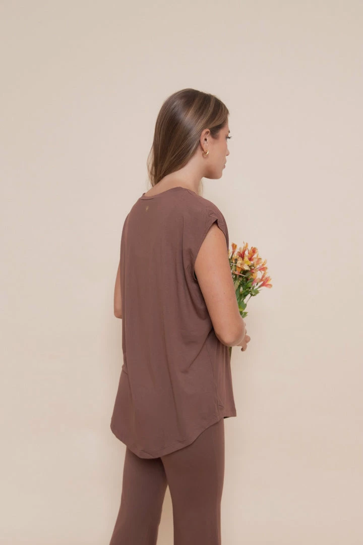 Indigo Luna Agni Tee Chocolate