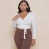Indigo Luna New In Agni Wrap Top Off White