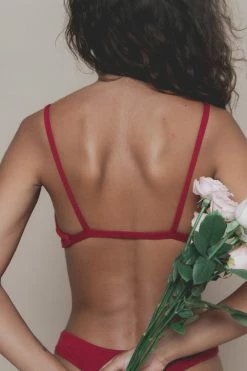 Indigo Luna New In Layla Bralette Dark Rose