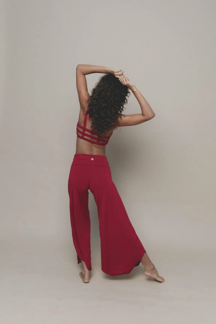 Indigo Luna Layla Flares Dark Rose New In