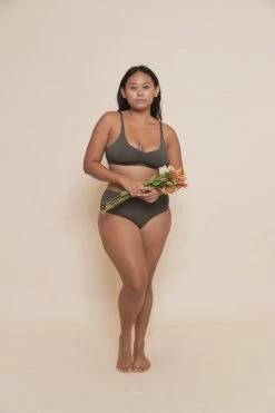 Indigo Luna Freya Bra Jungle Green