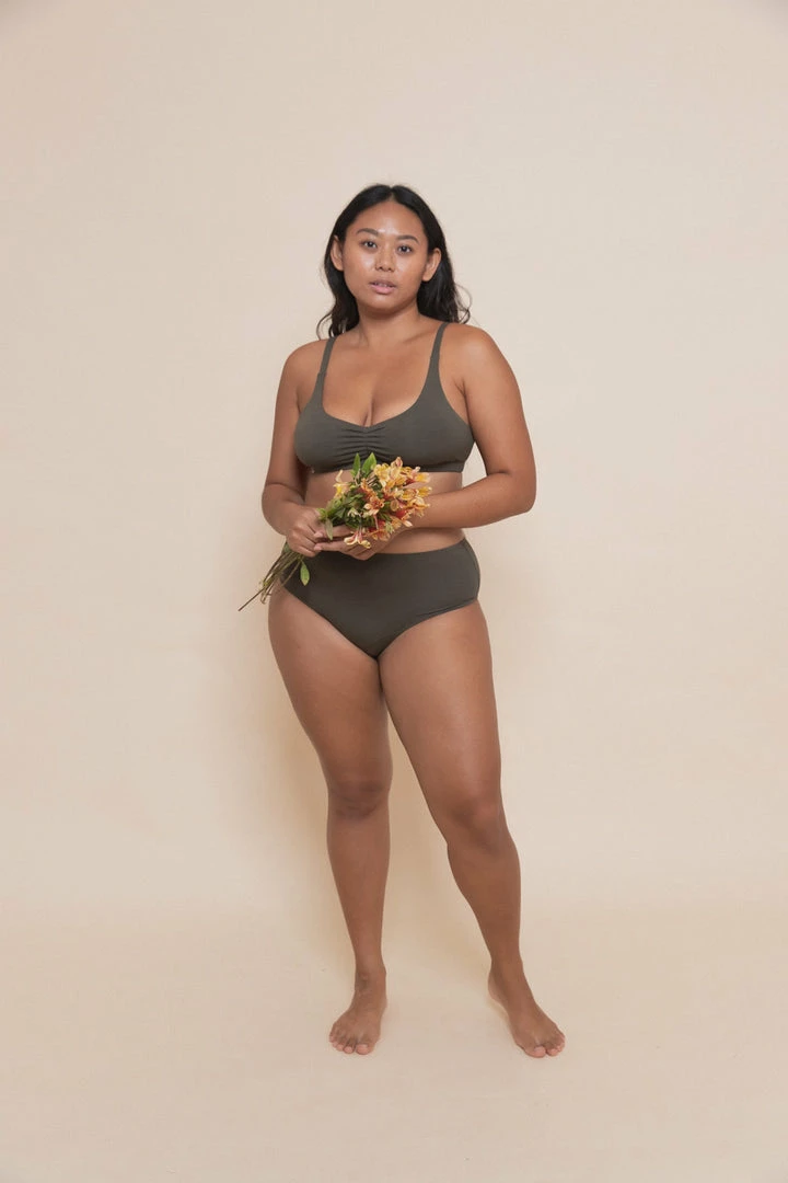 Indigo Luna Freya Bra Jungle Green