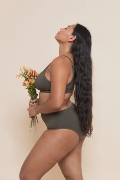 Indigo Luna Freya Undies Jungle Green New In