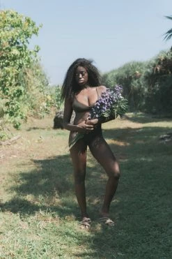 Indigo Luna Astrid Bralette Indian Almond