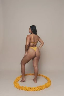 Indigo Luna New In Layla G-String Saffron