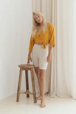 Indigo Luna Best Sellers Vienna Kimono Top Tumeric