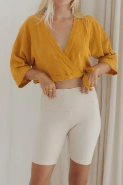 Indigo Luna Best Sellers Vienna Kimono Top Tumeric