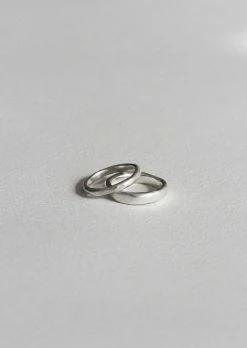 Wild Ivy Enso Stack Ring Silver