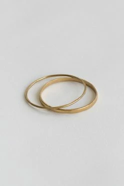 Wild Ivy Best Sellers Enso Bracelet (Slim) Gold