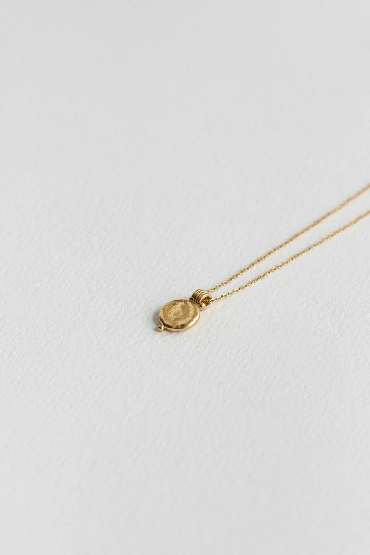 Wild Ivy Best Sellers Luna Necklace (Small) Gold