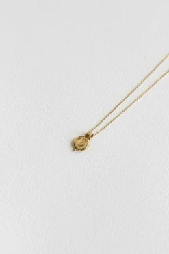 Wild Ivy Best Sellers Luna Necklace (Small) Gold
