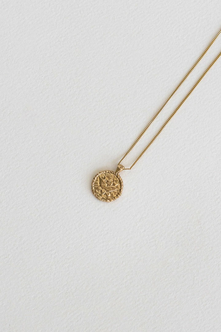 Wild Ivy Lotus Reversible Necklace Gold Best Sellers