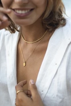 Wild Ivy Best Sellers Essence Choker Gold