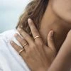 Wild Ivy Enso Stack Ring Gold