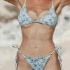 Indigo Luna Flora Tri Bikini Top Viola Olive Best Sellers