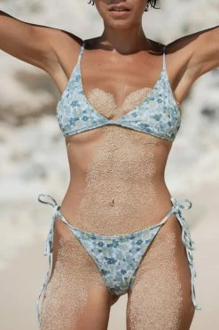 Indigo Luna Flora Tri Bikini Top Viola Olive Best Sellers