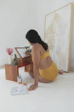 Indigo Luna Layla Bra Saffron New In