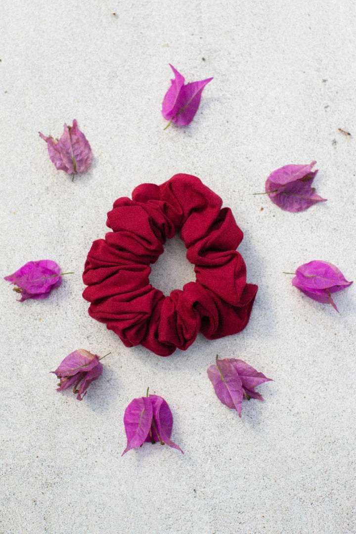 Indigo Luna Store Layla Scrunchie Dark Rose