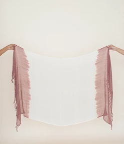 Indigo Luna Cotton Sarong Rose Ombre