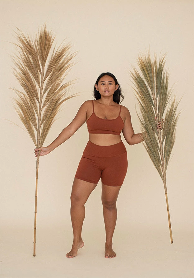 Indigo Luna Ananda Shorts Dark Ochre New In