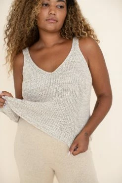 Indigo Luna Helga Singlet Oat New In