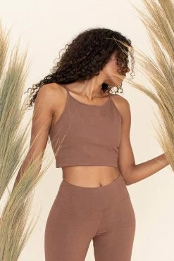 Indigo Luna Ananda Tank Mocha New In